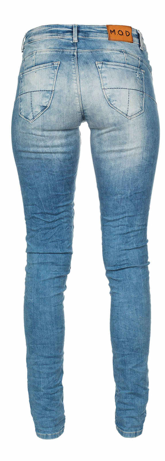 M.O.D Jeans Da Donna Eva Skinny nos-2008 Anca Pantaloni Medium waist Skinny Leg MOD
