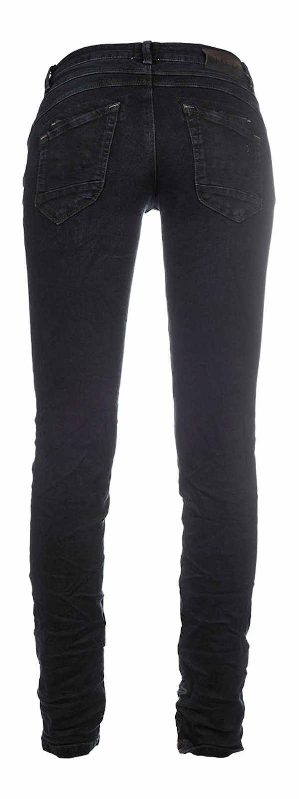 M.O.D Jeans Da Donna ULLA SLIM au16-2087 Anca Pantaloni Low Waist SLIM LEG Mod Nero