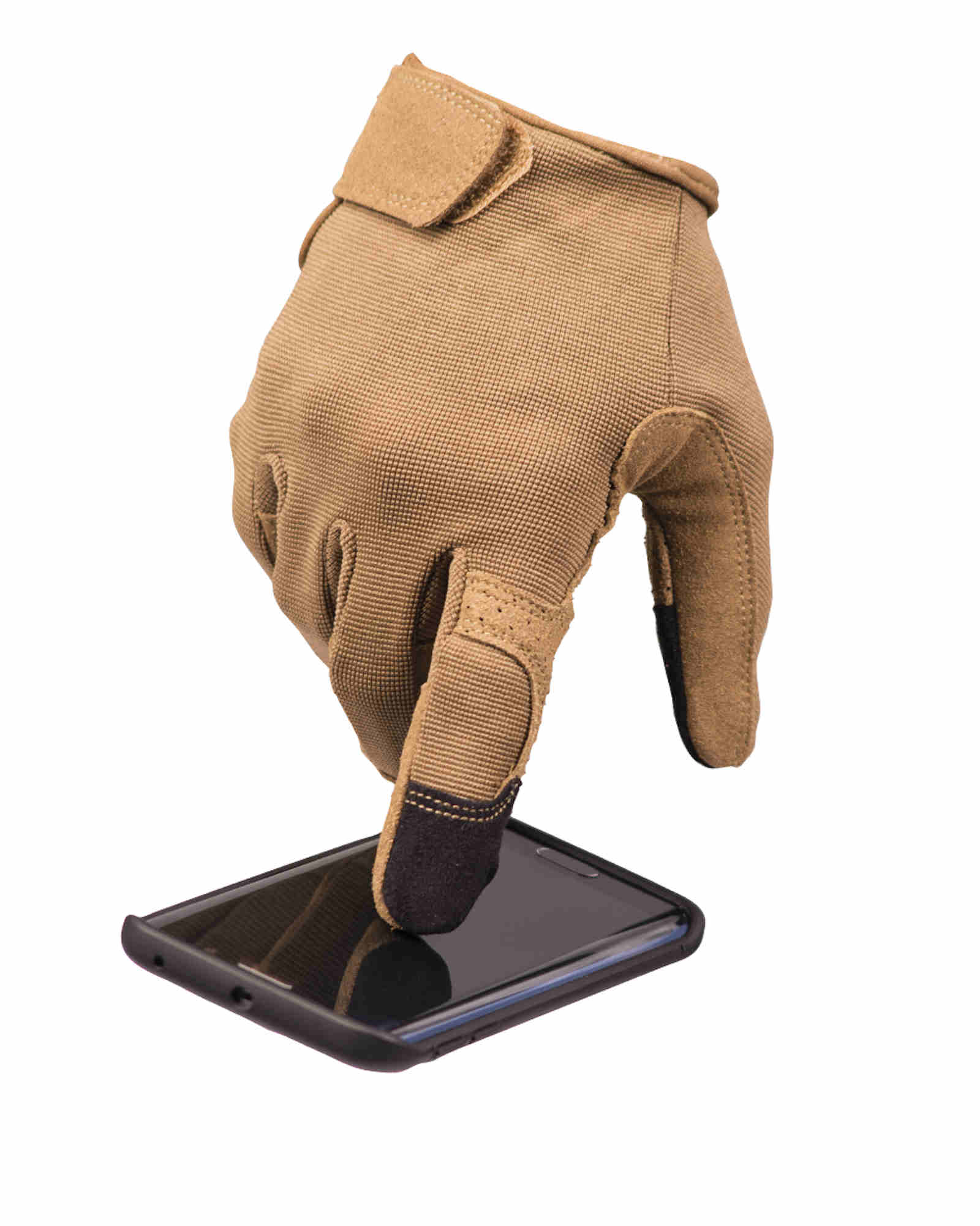 Mil-tec uso guantes Touch Dark coyote dedo mano zapato guante