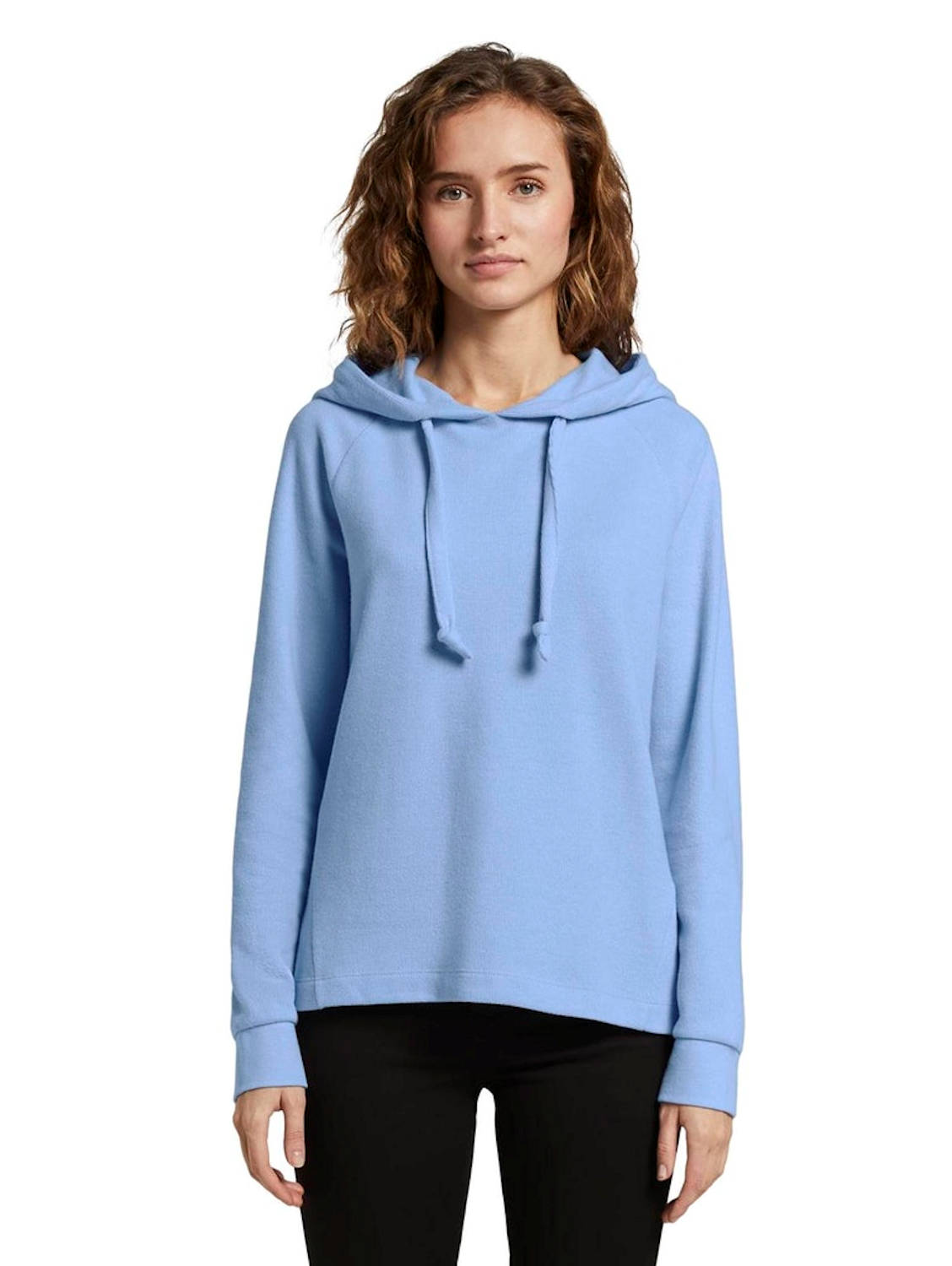 TOM TAILOR DENIM Damen Kapuzen Pullover Hoodie Loose Fit Sweatshirt
