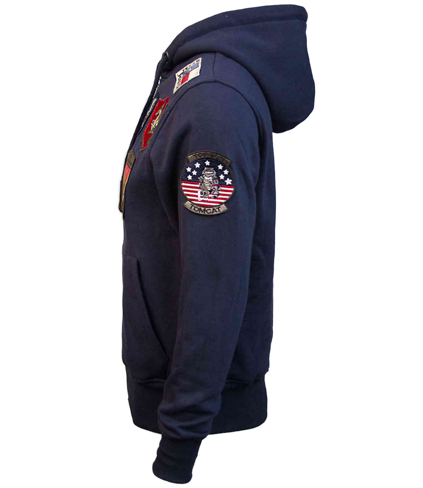 Top Gun Herren Zip Hoodie mit Reissverschluss Sweatjacket TGD 1707 Operation