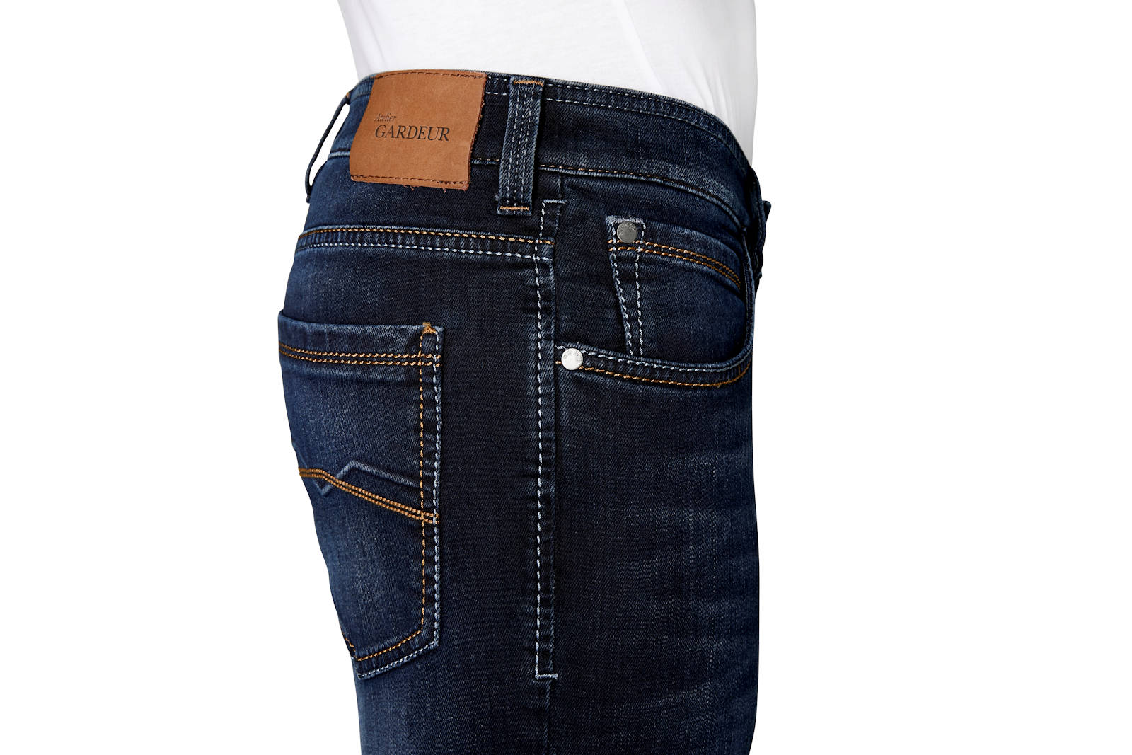 Atelier Gardeur Jeans Spa - 2 Modern Fit Men's Trousers Slim Leg Denim New | eBay