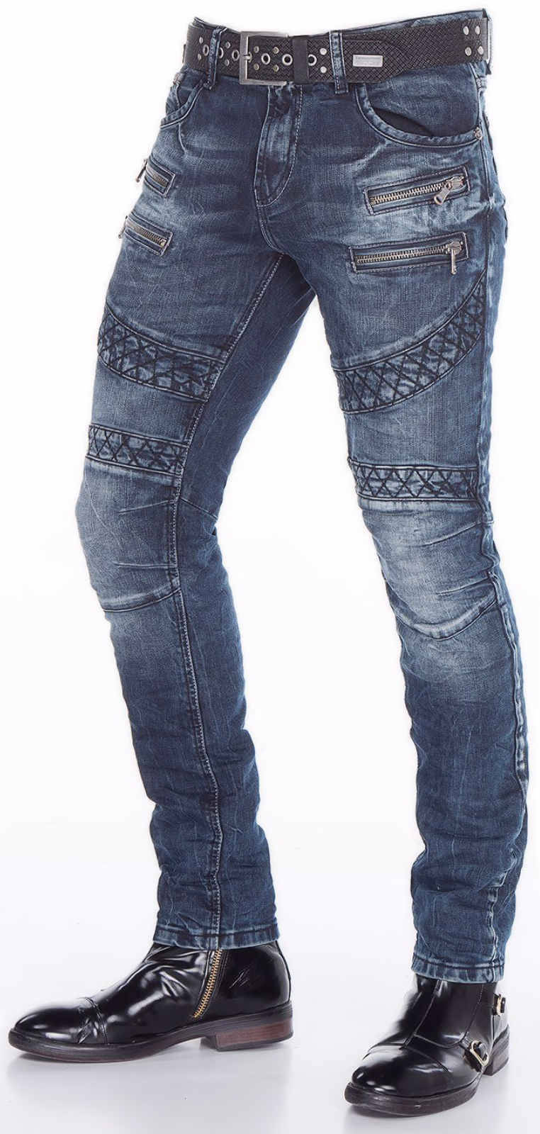 Cipo & Baxx Men's Jeans CD382 New Trousers Skinny/Slim Fit Narrow Leg ...