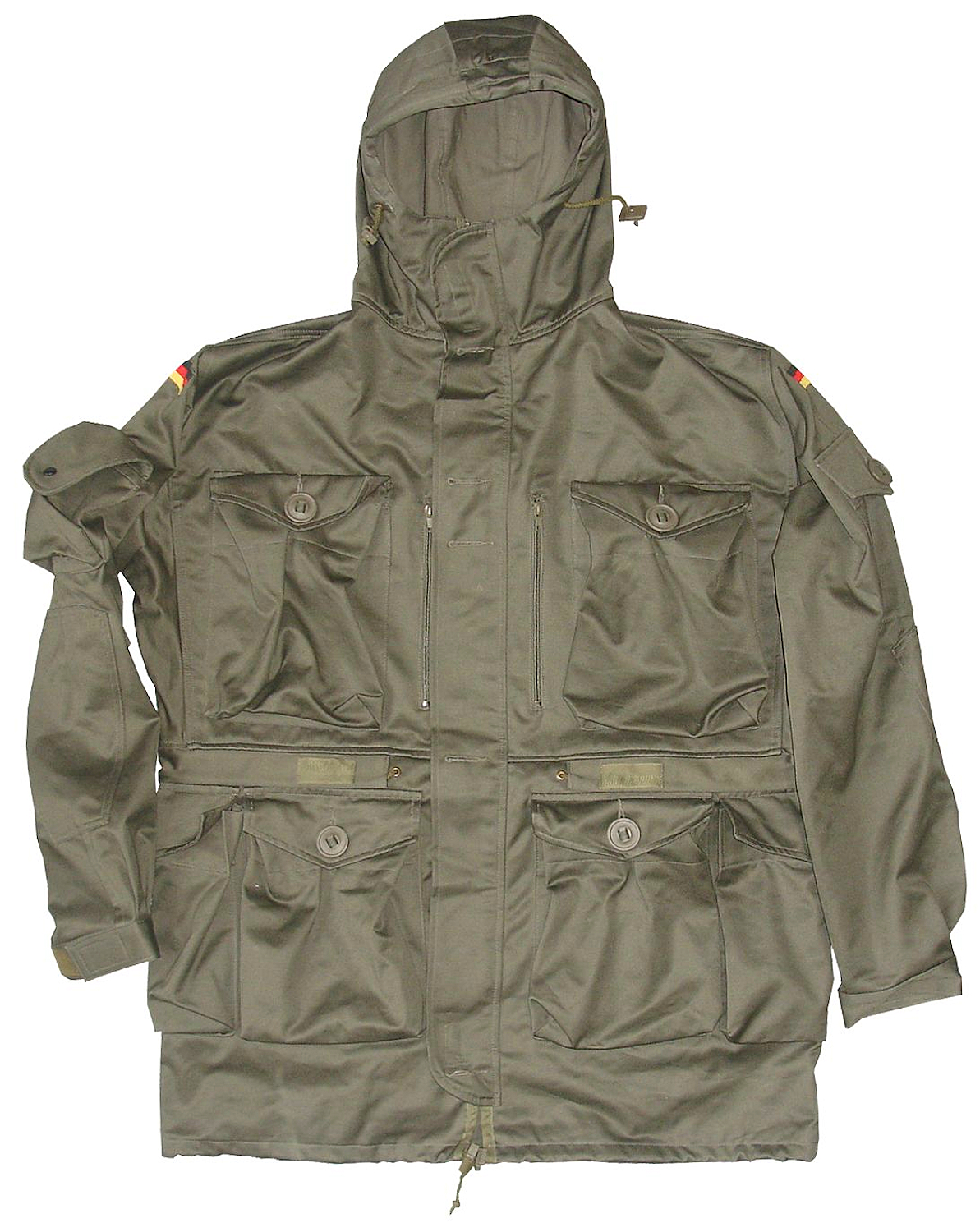 Leo Köhler Vintage Jacke Sweatjacke Outdoor Army