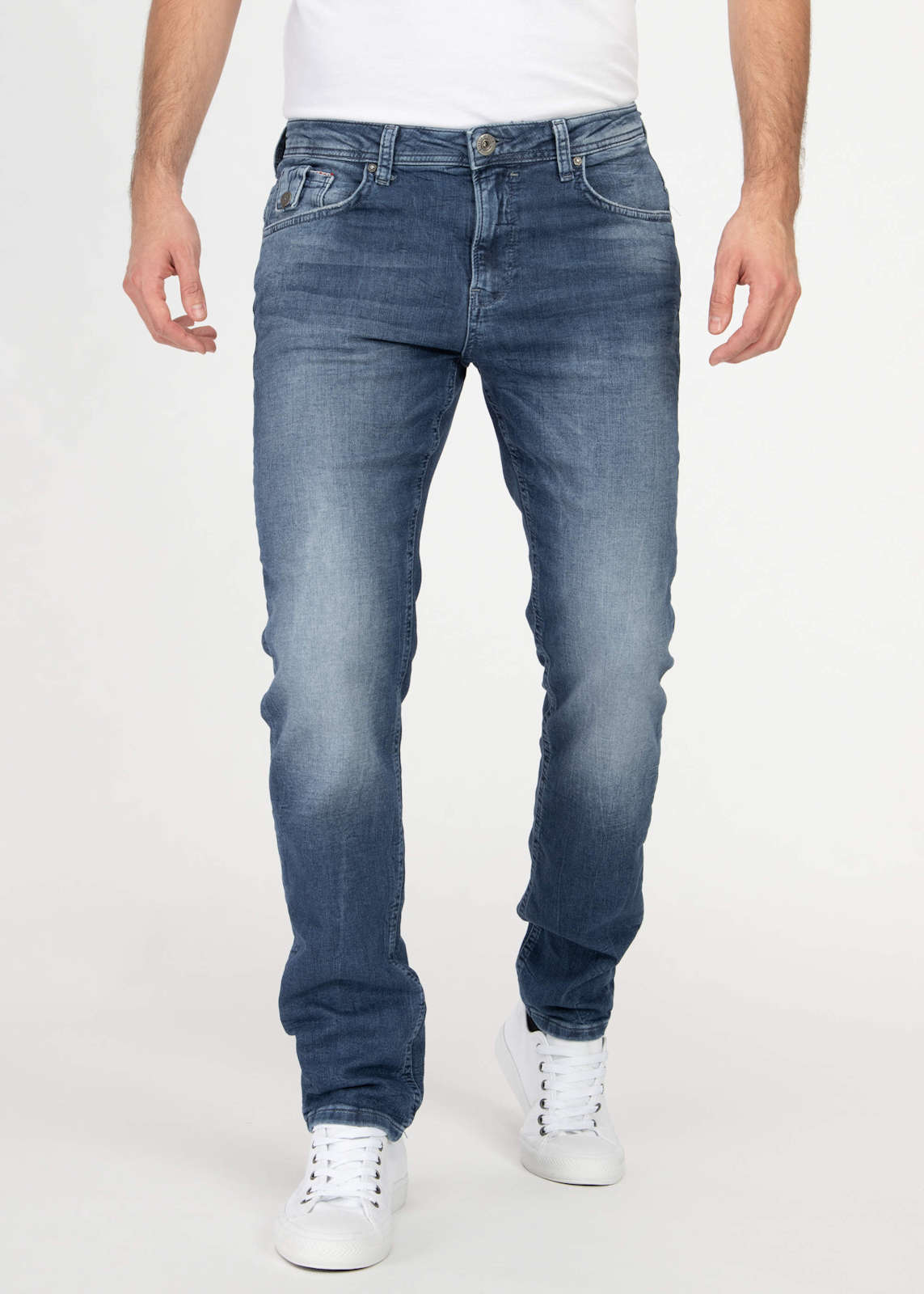 M.O.D Herren Straight Leg Jeans Hose Ricardo Regular Fit SP20-1002