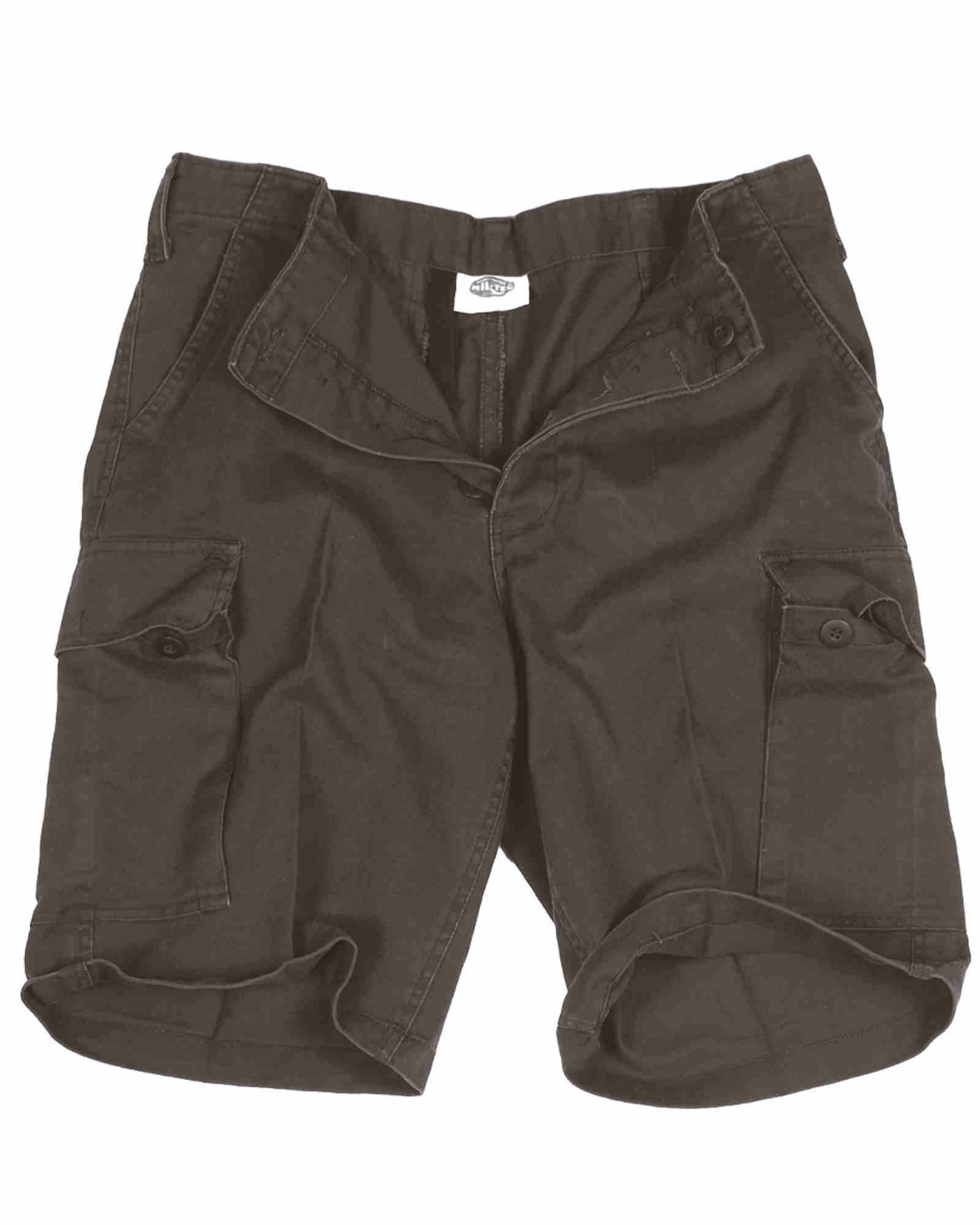 MILTEC BW BERMUDA MOLESKIN PREWASH SCHWARZ Shorts kurze Hose EUR 29,99