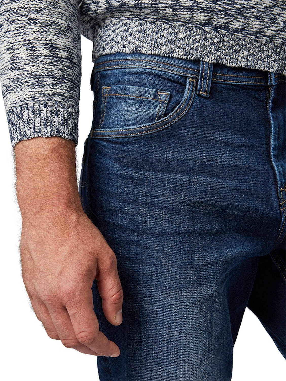 Tom Tailor Mens Josh Regular Slim Jeans Denim Stretch Five Pocket Trousers | eBay