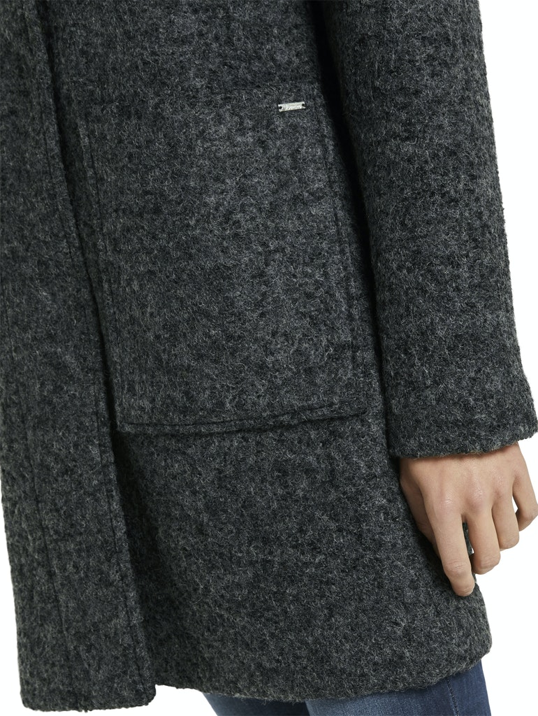 tom tailor boucle wool coat