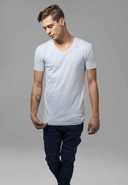Urban Classics Herren T-Shirt basic Oversize Normal Basic V-Neck Tee
