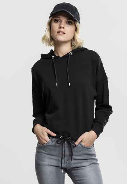 Urban Classics Damen Kapuzenpullover Hoodie Sweatshirt Oversized Gathering Hoody