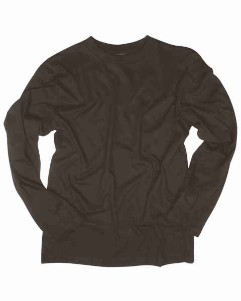 Mil-Tec Sweatshirt Langarm SHIRT CO SCHWARZ