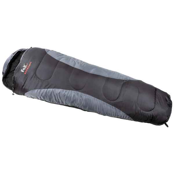 FoxOutdoor Mumienschlafsack Economic schwarz/grau