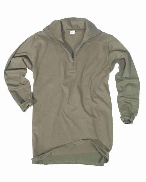 Mil-Tec BW TRIKOTHEMD M.RV OLIV NACH TL Sweatshirt