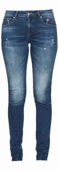 M.O.D Damen Jeans Eva Skinny NOS-2008 Hüft Hose Medium Waist Skinny Leg MOD