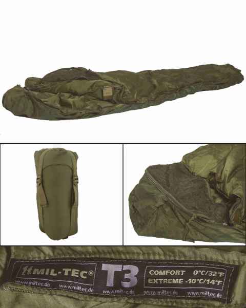 Mil-Tec SCHLAFSACK TACTICAL 3 OLIV Schlafsack