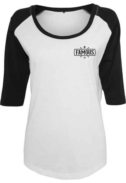 Famous Stars and Straps Damen T Shirt Ladies Chaos Patch Raglan Tee