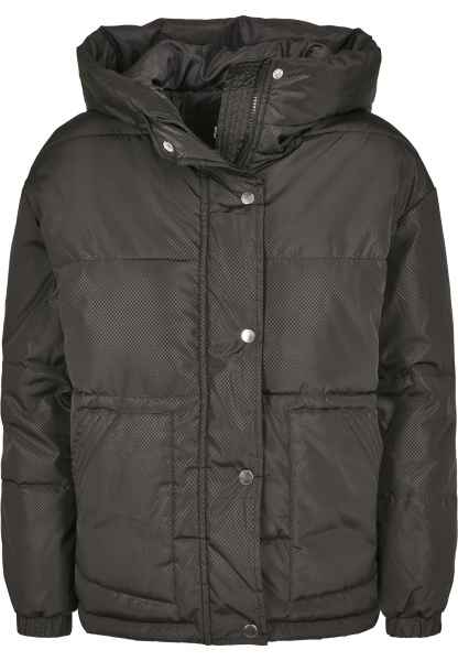 Urban Classics Damen Jacke Ladies Hooded Puffer Jacket