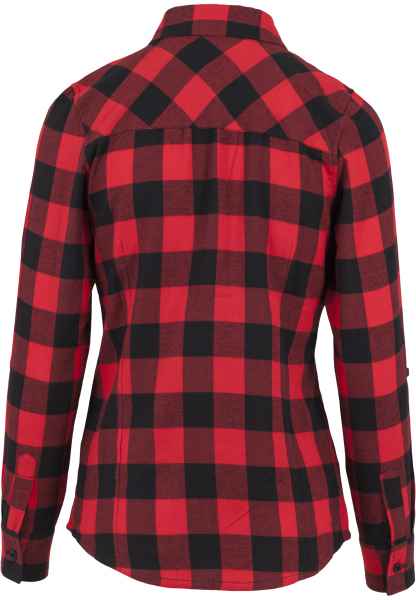 Urban Classics Damen Hemd Bluse Top Oberteil Ärmmellos Langarm Checked Flanell