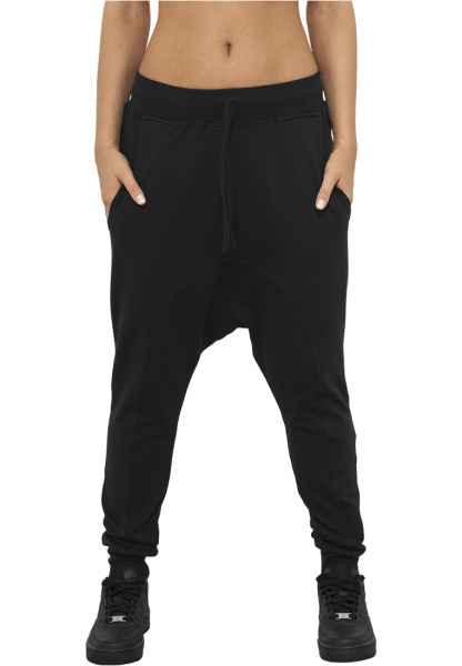 Urban Classics Damen Jogginghose Hose Sweat Jog Ladies Light Fleece Sarouel Pant