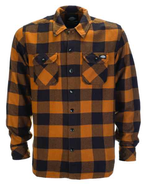 Dickies Herren Freizeit Hemd SACRAMENTO RELAXED LONG SLEEVE Langarm SHIRT