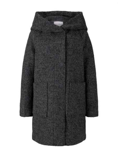 TOM TAILOR DENIM Damen Mantel Jacke Winter Lang boucle wool coat with hood