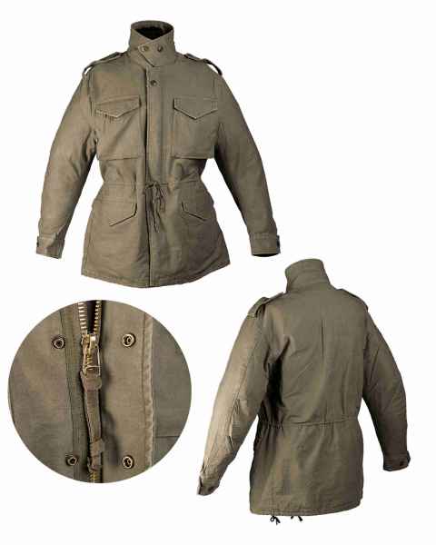 Mil-Tec US FELDJACKE M51 PREWASH OLIV Outdoorjacke Jacke