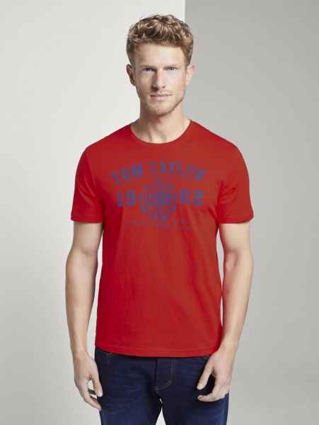 TOM TAILOR T Shirt print logo tee T-Shirt 1/2
