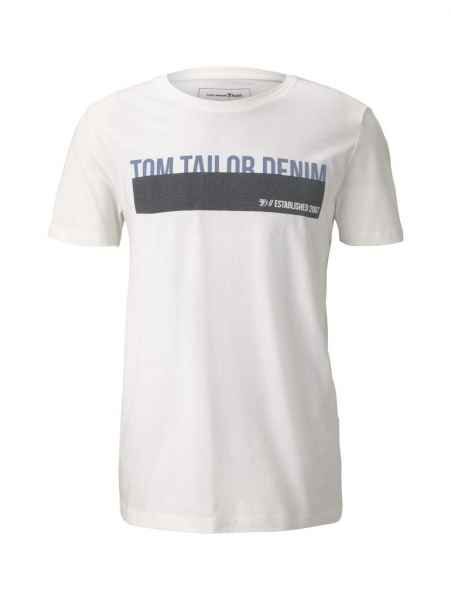TOM TAILOR DENIM Herren T Shirt print bedruckt T-shirt with print