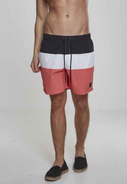 Urban Classics Herren Badehose Badeshorts Schwimmhose Retro Swimshorts