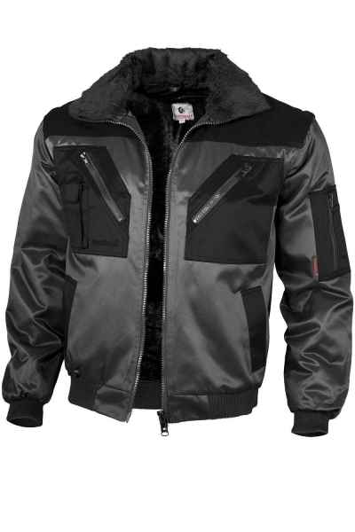 Qualitex Arbeitsjacke Pilotenjacke Winterjacke 4 in 1 Winter Jacke Berufsjacke