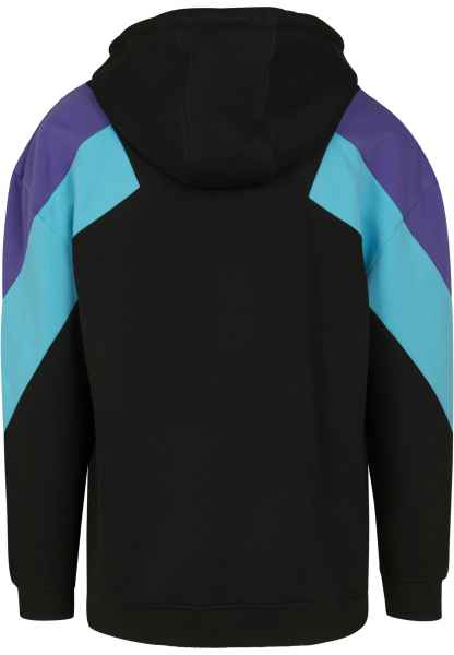Urban Classics Herren Kapuzenpullover Hoodie Sweatshirt Oversize 3-Tone Hoody
