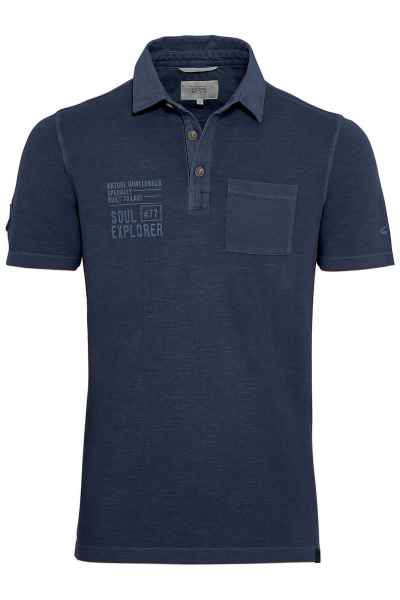 Camel Active Herren Poloshirt T Shirt mit Kragen H-Polos 1/2 Arm