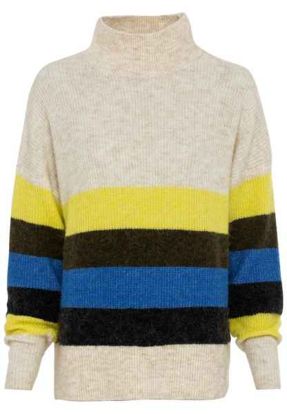 Camel Active Damen Pullover Sweatshirt Strickpullover Colourblocking 309501 4K61