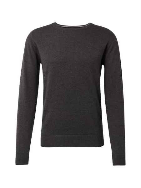 TOM TAILOR Herren Pullover Sweatshirt Rippblenden Logo Rund