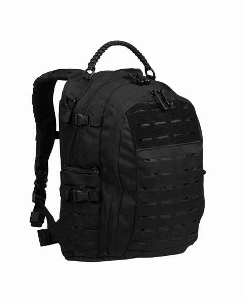 Mil-Tec MISSION PACK LASER CUT SM SCHWARZ Tagesrucksack Rucksack Tasche