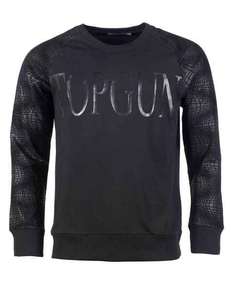 Top Gun Herren Sweatshirt Pullover 6475 Black Swarn