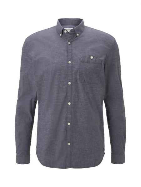 TOM TAILOR DENIM Hemd yarn dyed stretch poplin shirt
