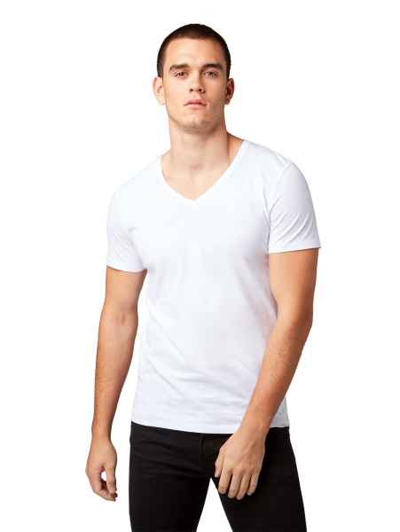 TOM TAILOR Herren T-Shirt Doppelpack V-Neck Basic 1011049 S-XXL