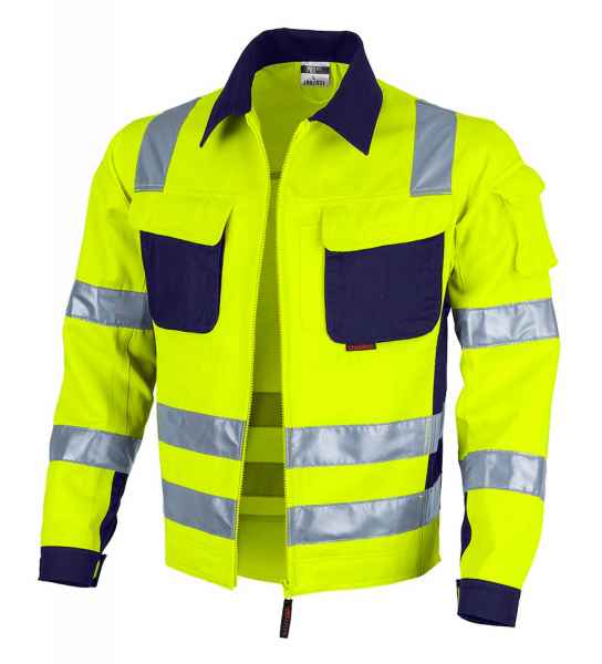 Qualitex Warnschutz Jacke PRO-Serie Herren Bundjacke Arbeitsjacke Workwear