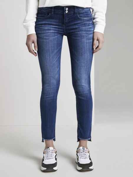 TOM TAILOR Damen Hose Jeans Tom Tailor Carrie slim Denim Long ankle