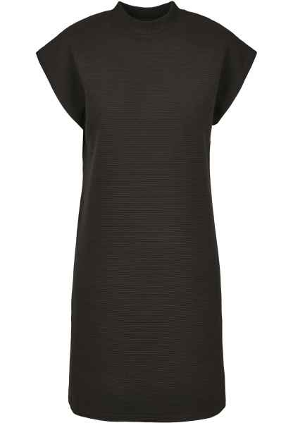 Urban Classics Damen Kleid Longshirt Kurz Naps Terry Extended Shoulder Dress