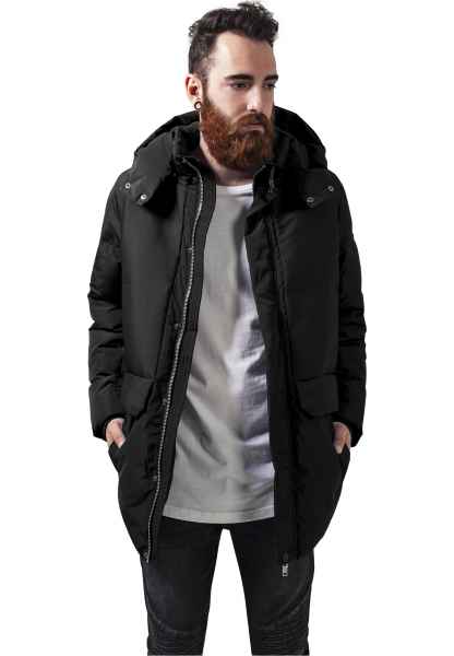 Urban Classics Herren Daunenjacken Jacke Winter Hooded Vanish Puffer Jacket