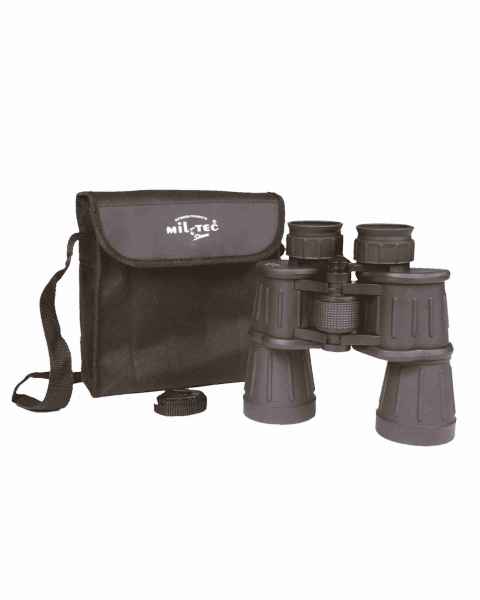Mil-Tec FERNGLAS GUMMIARMIERT 7X50 SCHWARZ Ferngläser 