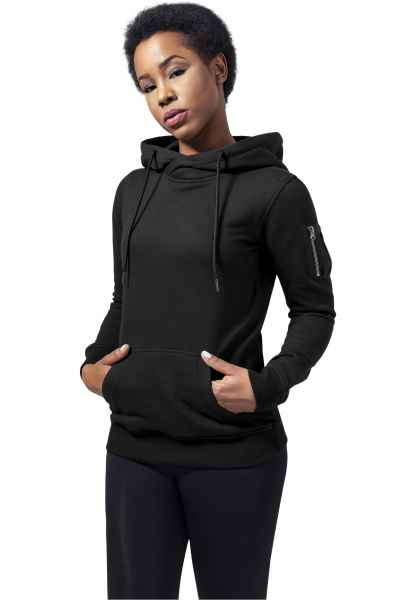 Urban Classics Damen Kapuzenpullover Hoodie Sweatshirt Ladies Bomber Hoody