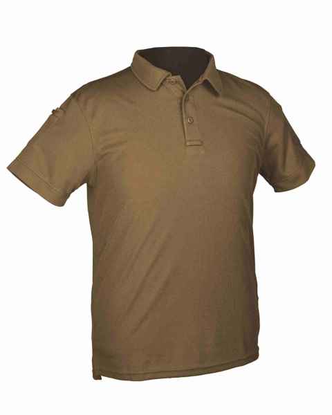 Mil-Tec TACTICAL QUICK DRY POLOSHIRT 1/2 ARM OLIV Poloshirt