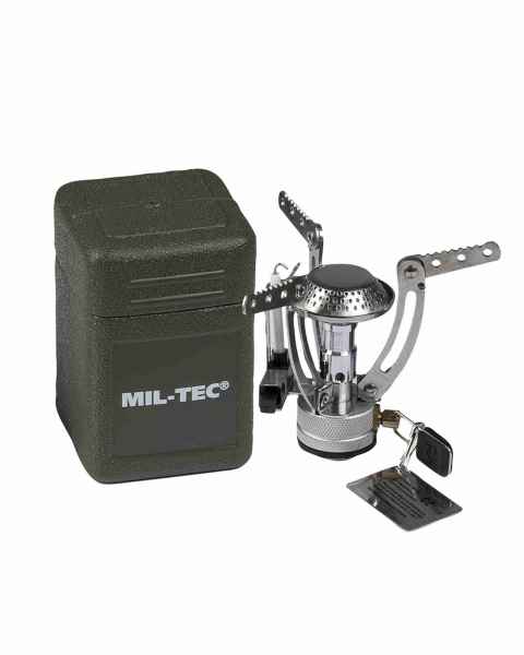 Mil-Tec GASKARTUSCHENAUFSATZ SPIDER M.BEHÄLTER Kochuntensilien Outdoor Camping