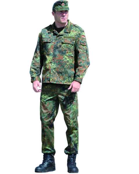 Mil-Tec BW FELDHOSE SCHWER FLECKTARN Cargohose