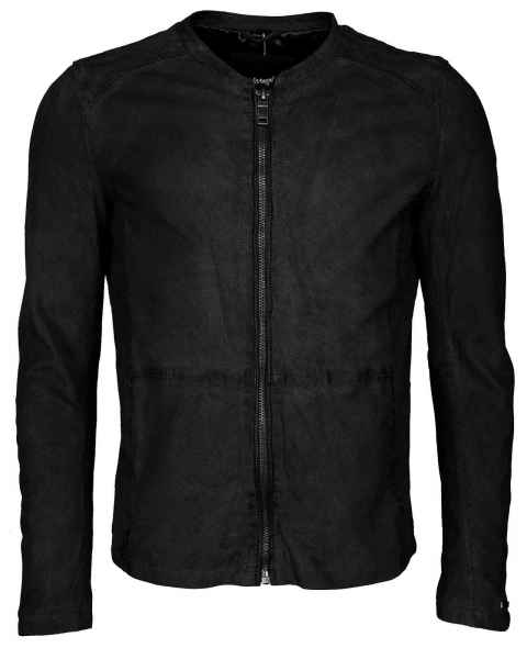 Maze Herren Lederjacke Übergangsjacke Bikerlook Lammleder perforiert Dobson