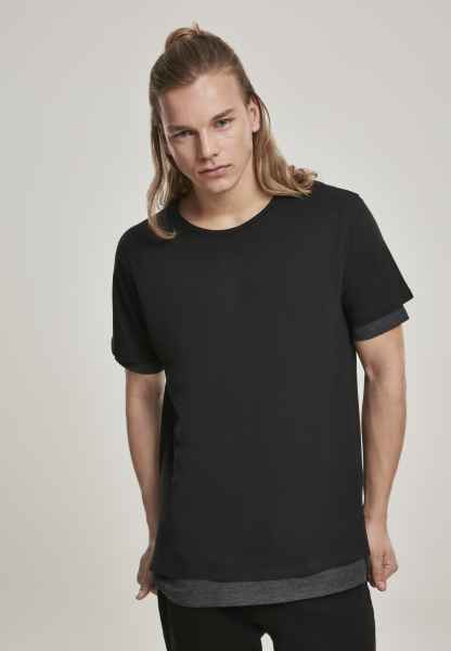 Urban Classics Herren T-Shirt basic Oversize Normal Full Double Layered Tee