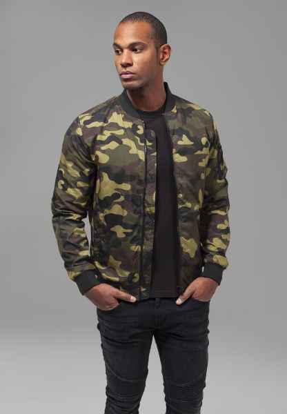 Urban Classics Herren Leichte Jacke Übergang Hooded Big Diamond Quilt Jacket